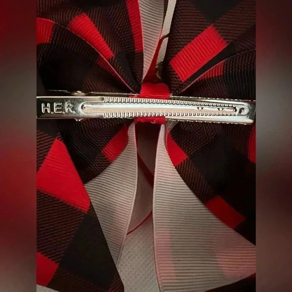 Christmas- Holiday little girls hair bow
